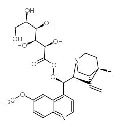 Hydroxyquinidine gluconate structure