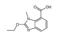 2-ethoxy-3-methylbenzimidazole-4-carboxylic acid Structure