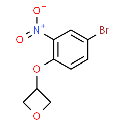 3-(4-Bromo-2-nitrophenoxy)oxetane Structure