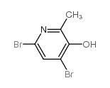 4,6-dibromo-2-methylpyridin-3-ol structure
