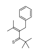 4-benzyl-2,2,5-trimethylhex-4-ene-3-thione Structure