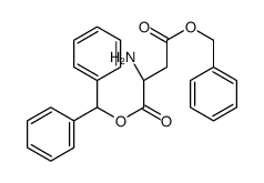 1-O-benzhydryl 4-O-benzyl (2S)-2-aminobutanedioate结构式