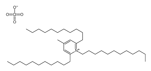 1-dodecyl-4-methyl-2,6-di(undecyl)pyridin-1-ium,perchlorate结构式
