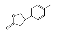 (4R)-4-(4-methylphenyl)oxolan-2-one结构式