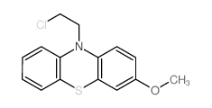 10-(2-chloroethyl)-3-methoxy-phenothiazine Structure