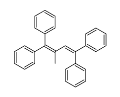 1,1,4,4-tetraphenyl-2-methyl-1,3-butadiene结构式