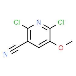 2,6-二氯-5-甲氧基烟腈结构式