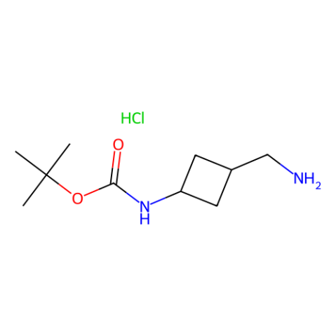 tert-butyl N-[3-(aminomethyl)cyclobutyl]carbamate;hydrochloride图片