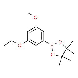 3-Ethoxy-5-methoxyphenylboronic acid pinacol eater Structure