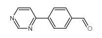 4-(PYRIMIDIN-4-YL)BENZALDEHYDE Structure