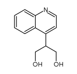 2-[4]quinolyl-propane-1,3-diol结构式