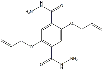 2,5-bis(allyloxy)terephthalohydrazide structure