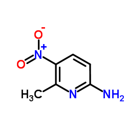 2-氨基-5-硝基-6-甲基吡啶结构式