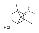 N,1,7,7-四甲基双环[2.2.1]庚-2-胺盐酸盐结构式