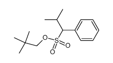 Neopentyl-2-methyl-1-phenyl-propansulfonat Structure