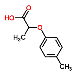 2-(4-Methylphenoxy)propanoic acid Structure