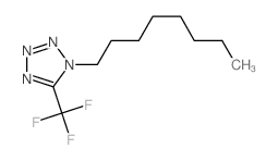 1H-Tetrazole,1-octyl-5-(trifluoromethyl)- Structure