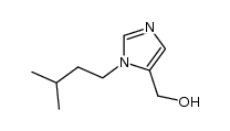 5-Hydroxymethyl-1-(3-methyl)butylimidazole结构式