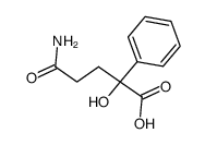 4-Carbamoyl-2-hydroxy-2-phenyl-butyric acid结构式