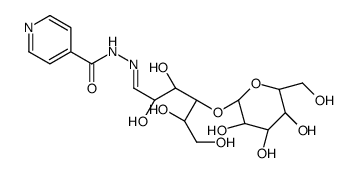 N-[(E)-[(2S,3R,4R,5R)-2,3,5,6-tetrahydroxy-4-[(2S,3R,4S,5R,6R)-3,4,5-trihydroxy-6-(hydroxymethyl)oxan-2-yl]oxyhexylidene]amino]pyridine-4-carboxamide Structure