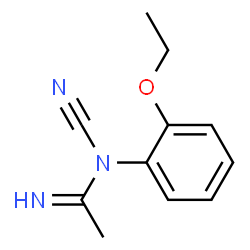 Ethanimidamide, N-cyano-N-(2-ethoxyphenyl)- (9CI) Structure