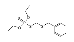 Dithiophosphoric acid S-[(benzylthio)methyl]O,O-diethyl ester结构式