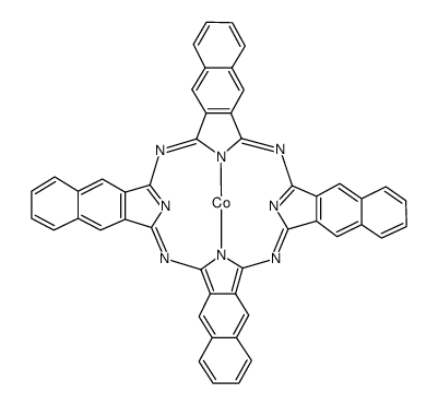 COBALT(II) 2,3-NAPHTHALOCYANINE structure