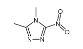 4,5-dimethyl-3-nitro-1,2,4-triazole结构式