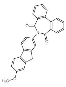 6-(7-methoxy-9H-fluoren-2-yl)benzo[d][2]benzazepine-5,7-dione Structure