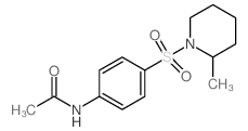 4-(2-Methyl-1-piperidinylsulfonyl)acetanilide结构式