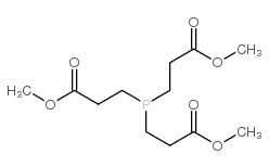 三(2-甲氧羰基乙基)膦结构式