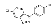 5-Chloro-1-(4-chlorophenyl)-1H-benzotriazole structure