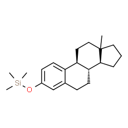 Silane, (estra-1,3,5(10)-trien-3-yloxy)trimethyl- Structure