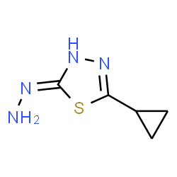 1,3,4-Thiadiazol-2(3H)-one,5-cyclopropyl-,hydrazone(9CI)结构式