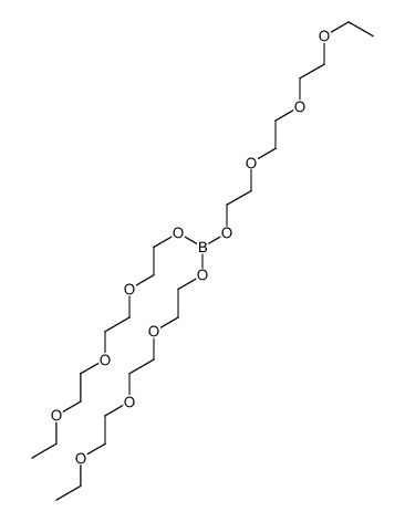 tris[2-[2-(2-ethoxyethoxy)ethoxy]ethyl] borate结构式