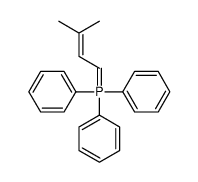 3-methylbut-2-enylidene(triphenyl)-λ5-phosphane Structure