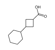 3-Cyclohexylcyclobutanecarboxylic acid结构式