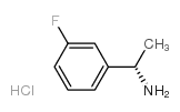 (S)-1-(3-氟苯基)乙胺盐酸盐结构式