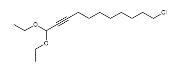 11-chloro-1,1-diethoxy-2-undecyne结构式