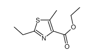 4-Thiazolecarboxylicacid,2-ethyl-5-methyl-,ethylester(9CI)结构式
