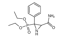 [3-(Aminocarbonyl)-2-phenyl-2-aziridinyl]phosphonic acid diethyl ester picture