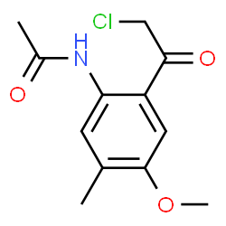 Acetamide,N-[2-(chloroacetyl)-4-methoxy-5-methylphenyl]- (9CI)结构式