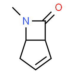 6-Azabicyclo[3.2.0]hept-2-en-7-one,6-methyl-(9CI)结构式
