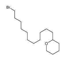 2-(11-bromoundecyl)oxane结构式