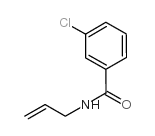 N-ALLYL-3-CHLOROBENZENECARBOXAMIDE结构式