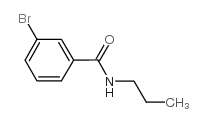 3-溴-N-丙基苯甲酰胺结构式