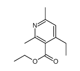 3-Pyridinecarboxylicacid,4-ethyl-2,6-dimethyl-,ethylester(9CI)结构式