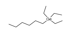 1-triethylgermylhexane Structure