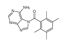 (6-aminopurin-7-yl)-(2,3,5,6-tetramethylphenyl)methanone Structure