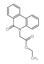 ethyl 2-(6-oxophenanthridin-5-yl)acetate结构式